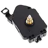 Roleader Meccanismo Orologio da Parete Silenzioso Ricambi Orologi Thun, Kit Completo in Plastico Nero per Sostituzione e Riparazione Pendolo