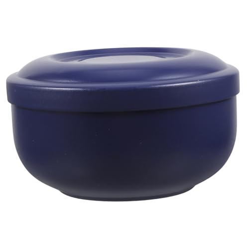 LIFKOME Men's Shaving Bowl Reusable Shaving Tool Stainless Steel Shave Cup Hair Shave Brush Bowl