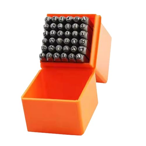 Alphabet Number Punch Kit, 36X Metal Stamping Set For Jewelry Craft, 3mm Letter & Number Punch Press Tool For Arts & Crafts, Pro