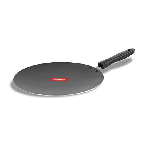 Sumeet 2.6mm Non Stick Aluminium Concave Tawa - 28cm Dia (Red) - Image 6