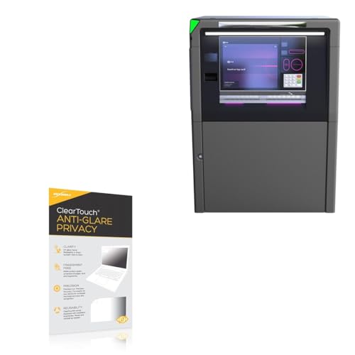 BoxWave Screen Protector Compatible with NCR SelfServ 88 (19 in) - ClearTouch Anti-Glare Privacy (2-Pack), Privacy Screen Protector Flexible Film Anti-Glare