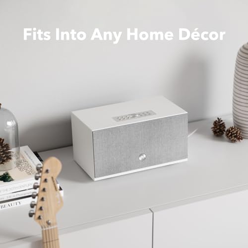 Image of Audio Pro C10 MKII Wireless Speaker, WiiM Edition | High-Fidelity Sound, Multi-Room, Bluetooth, Wi-Fi | Compatible with AirPlay 2, Google Cast, Siri, WiiM Home App, Stream Spotify, TIDAL & More, White