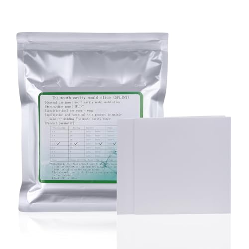 5''x5'' Dental Splint Material 0.8/1.0/1.5/2.0mm Thermoforming Material Sheet Oral Denture