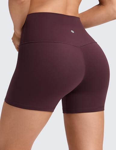 Image of CRZ YOGA No Front Seam Biker Shorts 4 inch | Butterluxe, Extremely Soft, Gentle Compression, Yoga, High Waisted, for Women