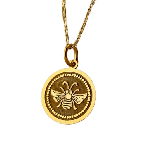 Dije de abeja amarilla en plata 925 LKBEADS el regalo ideal de joyería con baño de oro