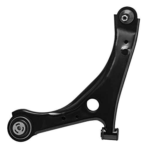 Image of Detroit Axle - Front End 8pc Suspension Kit for 2008-2010 Dodge Grand Caravan Chrysler Town & Country, 2009-2011 VW Routan, 2 Lower Control Arms 2 Sway Bar Links 4 Tie Rod Ends Replacement