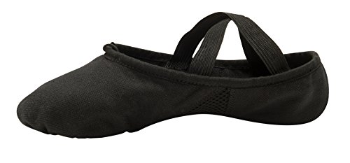 Danshuz Adult Premier Canvas Ballet Shoe (7M Black)