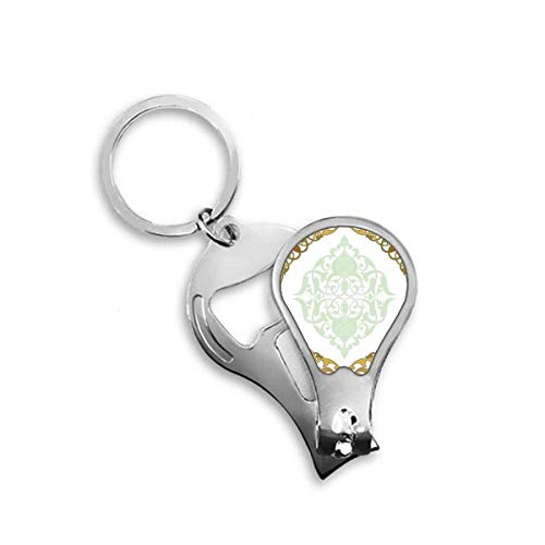Coupe-ongles de voyage motif floral baroque idéal pour votre trousse de toilette