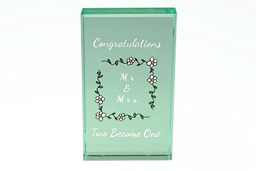 Dos se convierten en un trofeo - increíble idea de regalo de boda (troph-2become01) Cover