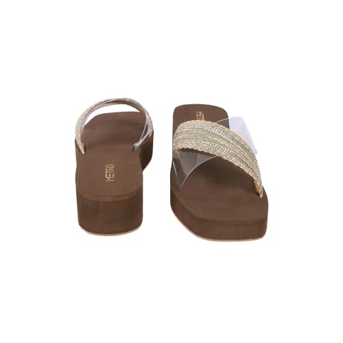 Image of Metro Women Wedge Heel Fashion Slip-on Sandal