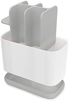 Joseph Joseph Bathroom Easy-Store Caddy- White/Grey & Joseph Bathroom Easy-Store Toothbrush Caddy- White/Grey, Large