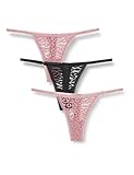  Iris & Lilly BELK384M3 Hipsters & Shorts,3er-Pack, Mehrfarbig (Nostalgie Rose Black), M
