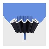 BKSK Paraguas para La Lluvia 24 Paraguas automático Grande for Hombre con Soporte de Hueso inverso, protección Solar, Paraguas Soleado Plegable Paraguas Fuerte para El Viento y La Lluvia.(Color:F)