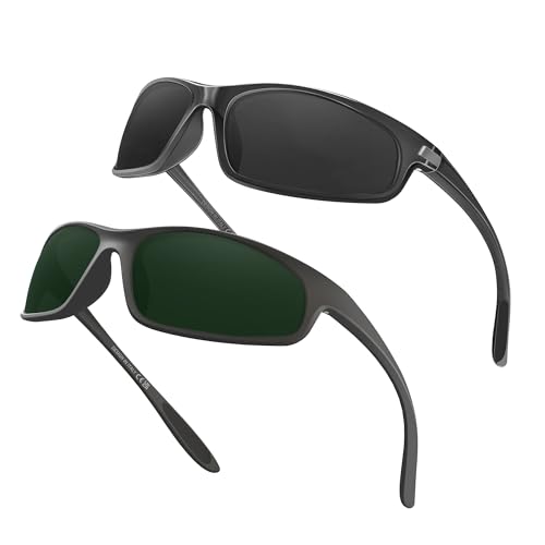 Lunettes de soleil de sport polarisées contre les reflets dangereux sur route et eau