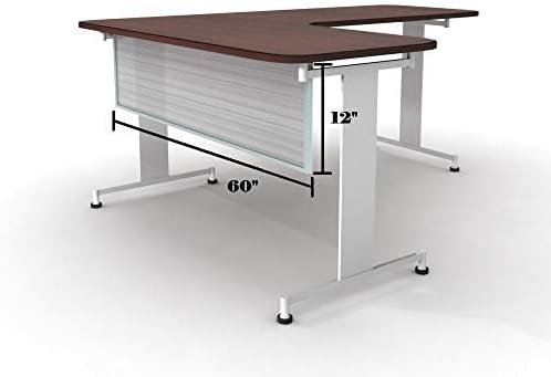 OBEX Panel de policarbonato montado en la mesa, fácil de instalar, protectores de privacidad para recepción, oficina y escritorio de estudiantes, 18