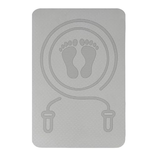 Exercise Equipment Mat Floor Mat High Density Fitness Gym Mat for indoor,Jump Rope Mat,Elliptical Mat, 0.6 thick