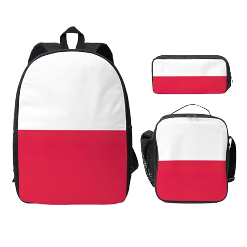 Sac à dos léger EdWal pour soulager le dos avec trousse et lunch box assorties