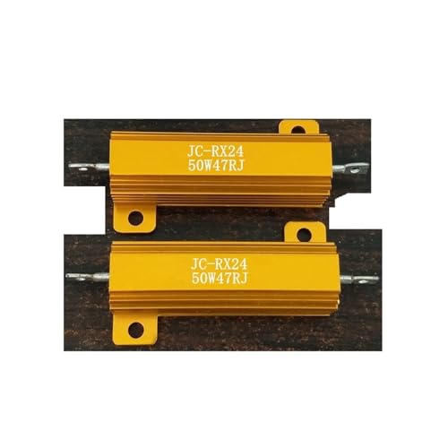 Résistance de coque en aluminium or 50W 47 ohm pour vos montages électroniques