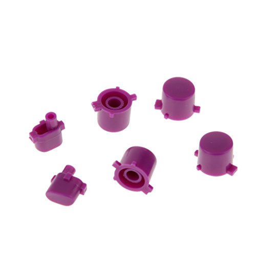 non-brand R2 L2 L1 R1 Botón Grip ABXY Mod Kit de Sistema de Mando para Sony PS4 Control Inalámbrico - Púrpura