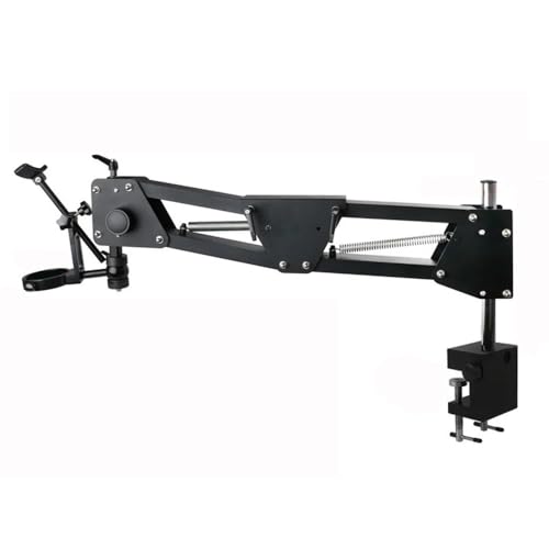 顕微鏡キット 76mmユニバーサルブラケットビッグサイズストレッチスプリングスタンドテーブルホルダーラボステレオ双眼三眼顕微鏡用、タイプB 顕微鏡レンズアダプター