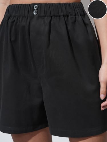 Image of Tokyo Talkies Women's Formal Fit Regular Shorts | Women Casual Shorts