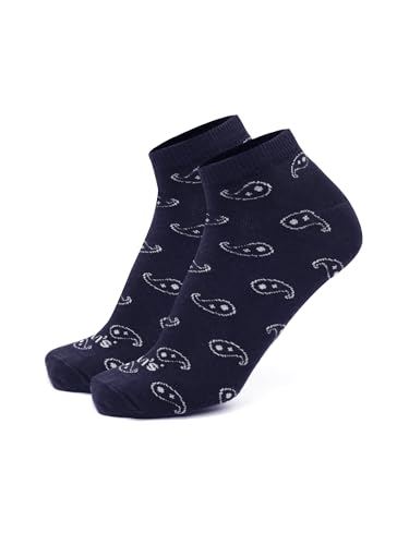 Image of Levi's LS304 Men's Compact Cotton Stretch Ankle Low Cut Socks (Pack of 3)