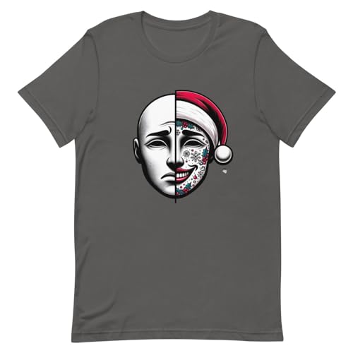 T-shirt New Hope asphalte XX-Large avec motif Happy Sad imprimé