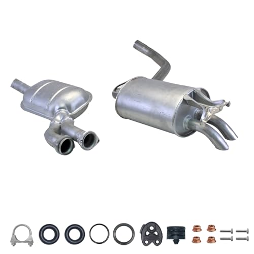 Ferroz Export Ersatz für Komplette Auspuffanlage ab Kat Mercedes Benz 190 W201 1991-1993 Auspuff