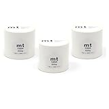 【Amazon.co.jp 限定】mt casa lining 3巻セット (幅50mm×20m) 巾木 下貼り用/マスキングテープ (公式販売店) はがせる 透けない (無地/ホワイト 白) リメイクシート 壁紙シール 壁紙 DIY/カモ井加工紙