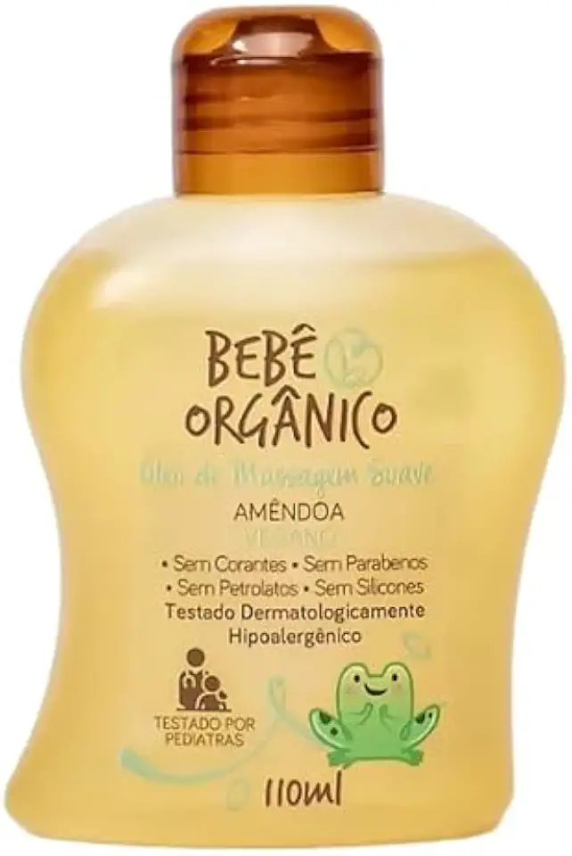Óleo de Massagem Amêndoa Suave Bebê Orgânico - 110 ml