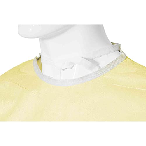 Blouse jetable EN 13795 jaune contre risques contamination