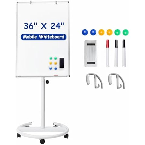 Tankee 36 X 24 Inches Mobile Whiteboard Cover