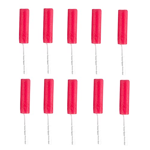 Aligner Chewies,Colorful Fruit Flavor 10 Pcs Petal-Shaped Teeth Aligner Chewing Sticks For Chomper Chewy Chewies Aligner Tray Seaters(Strawberry)