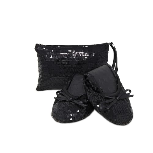 Image of Silky Toes Foldable Flat Shoes for Women | Portable Ballet Flats for Weddings, Parties, Events, Travel |Comfortable Cushioned