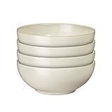 Photo Gallery denby - set di 4 ciotole per cereali in lino bianco crema coupé – lavabile in lavastoviglie e utilizzabile nel microonde – stoviglie in ceramica gres toni naturali – ciotole per zuppe Photo Gallery denby - set di 4 ciotole per cereali in lino bianco crema coupé – lavabile in lavastoviglie e utilizzabile nel microonde – stoviglie in ceramica gres toni naturali – ciotole per zuppe