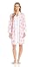 Carole Hochman Women's Cotton Chemise and Robe Two-Piece Set