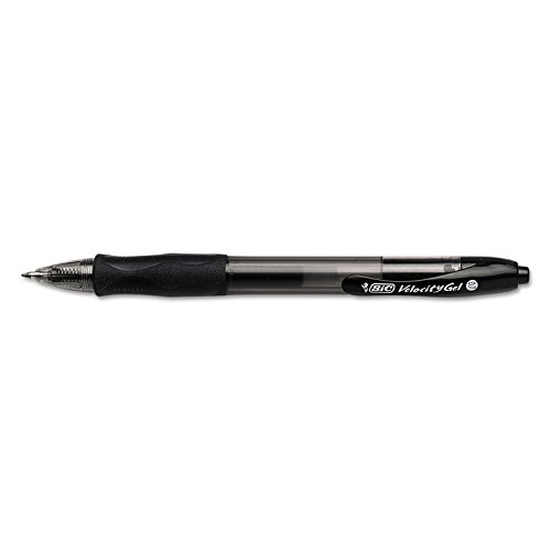 Bolígrafo BIC Gel Retráctil Velocity Negro