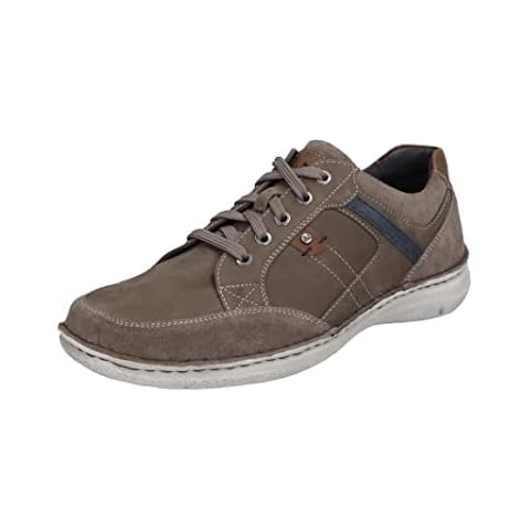 Josef Seibel Hombre Calzado cómodo Anvers 42, de Caballero Zapatos con Cordones, Extra Ancha (K), Marrón (Vulcano-Kombi), 46 EU / 11 UK Cover