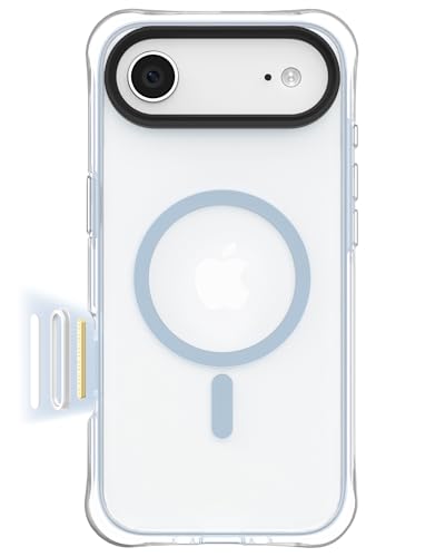 ORNARTO for iPhone Air Case Clear, Fit for MagSafe, Light Blue - image 1