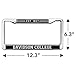 Davidson College School Logo Full Size Standard License Plate Metal Frame