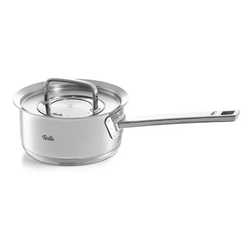 Fissler Original,Profi Collection Casseruola in acciaio inox 1.4 L, 16 cm, incluso coperchio in metallo, scala di misurazione interna, cottura a induzione