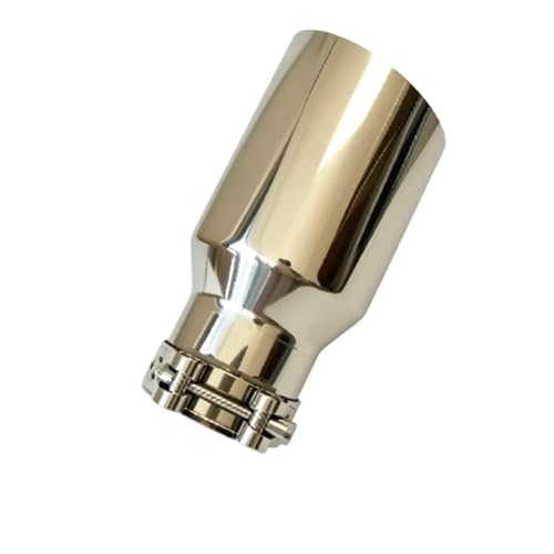 Tubo de escape inclinado para sustituir colas oxidadas con acero mate de 66mm