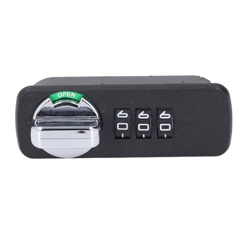 Mechanical Combination Lock, High Security 3 Digit Combination Cabinet Lock, Password Drawer Lock for TV Cabinets, Bedside Tables, Kitchen Drawers