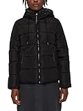 Kurze Steppjacke mit Kapuze und aufgenähten Taschen