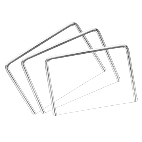 WESIEVYA 3 Pezzi Taglierina in Acciaio per Frutta Formaggio e Torta Utensile Multifunzione Resistente e Affilato per Uso e Professionale