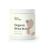 Plant Therapy Organic African Shea Butter Raw, Unrefined USDA Certified 16 oz Jar For Body, Face & Hair 100% Pure, Natural Moisturizer, Best for DIYs Like Lotion, Cream, Lip Balm and Soap