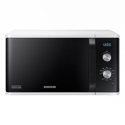 Foto di Samsung Forno a Microonde Grill, a libera installazione, Dual Dial MG23K3614AW/ET, Cottura Croccante, AutoDefrost, Microonde + Grill 800 W + 1100 W, 23 L, 49l x 27,5h x 39p cm, Bianco