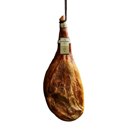 Monte Nevado Serrano Ham Spain - Min Weight 16lb, 24 Months Avg Curing Time - Jamon Serrano - Great...