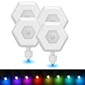 Toilet Night Light, Motion Sensor Activated LED Lamp, 8-Color Toilet Light up for Bathroom Decor, Kids Bathroom Set Cool Stuff (4 Pack)