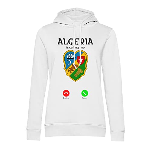 Sweat à capuche Algeria avec impression haute définition du blason